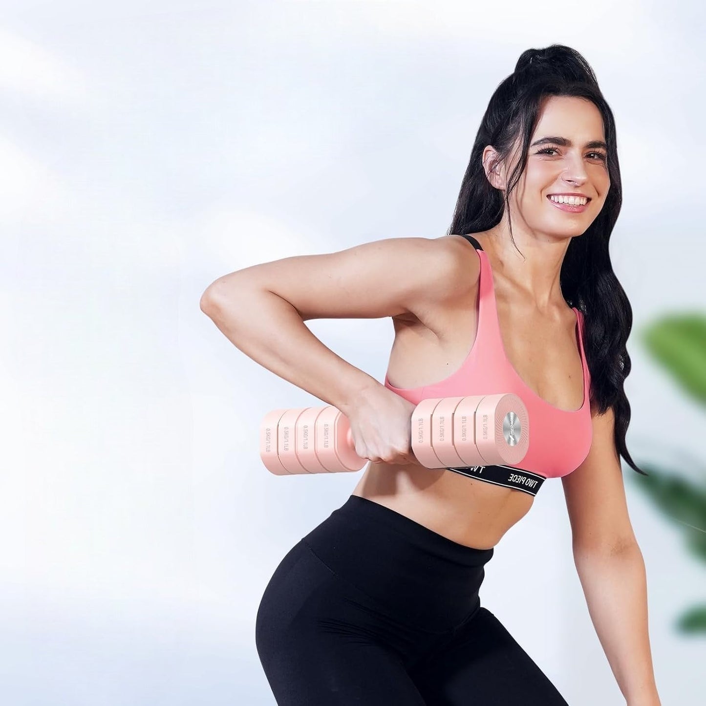 Haltères - AdjustTechDumbbells™ - Rose - Fit Adrenaline