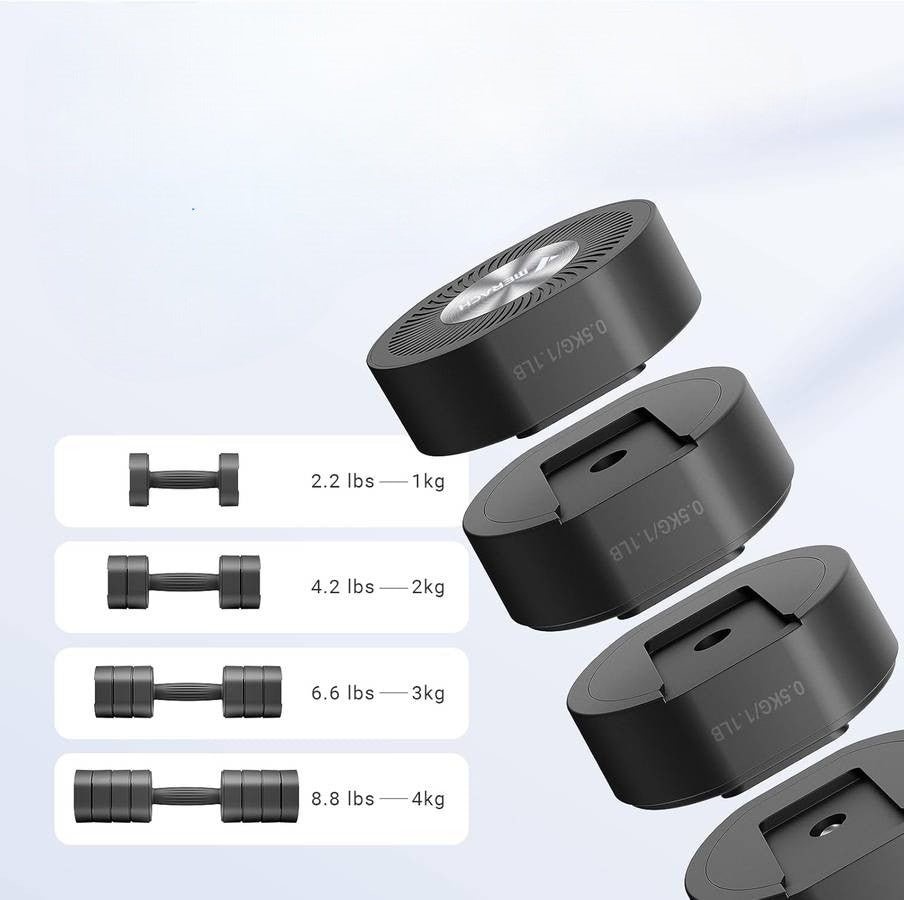 Haltères - AdjustTechDumbbells™ - Noir - Fit Adrenaline