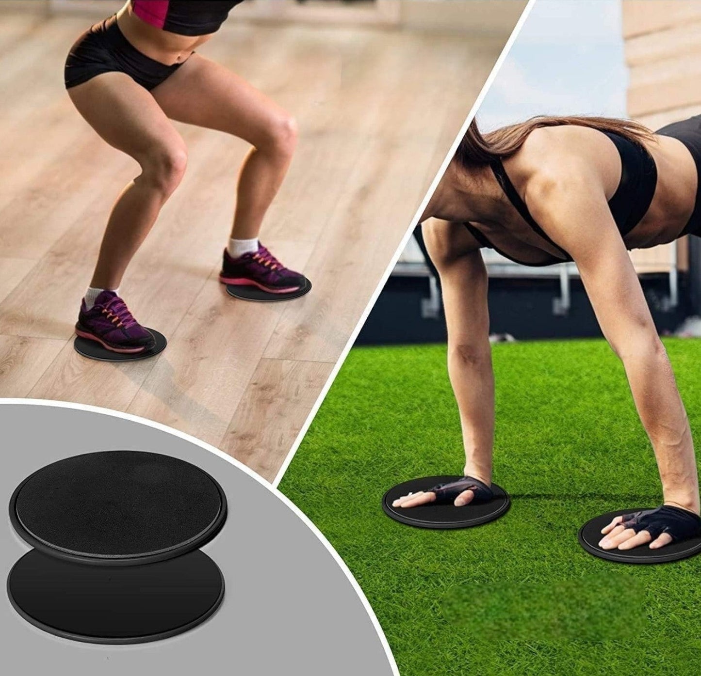 Glissière - CoreGlideDiscs™ - Noir - Fit Adrenaline