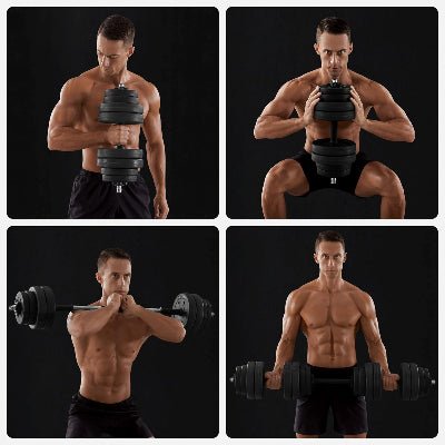 Haltères - PowerCore™ - Noir - Fit Adrenaline